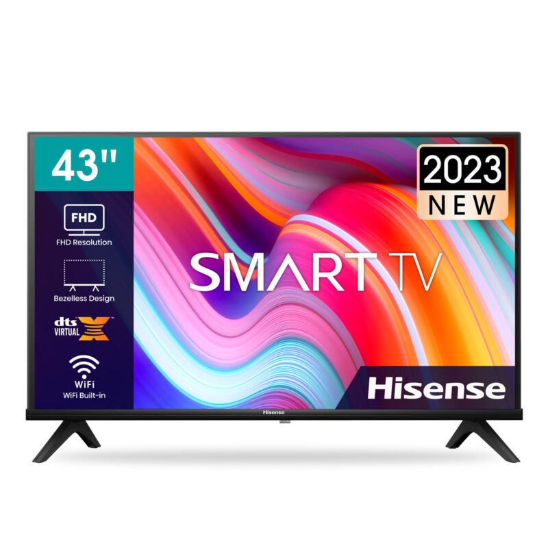 43" Hisense A4K Full HD Smart LED TV with Dolby Digital & Digital Tuner