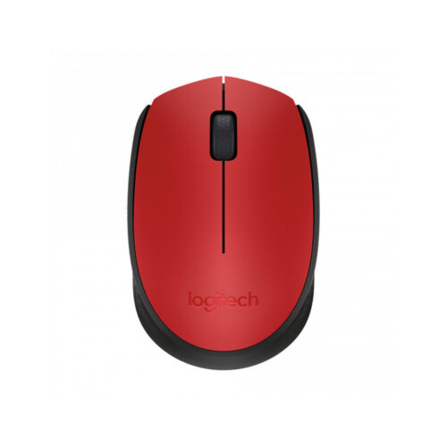 Wireless Logitech M171 Mouse Red