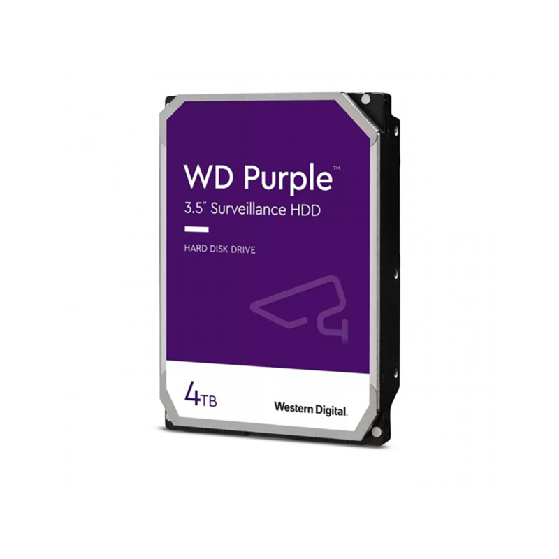4.0TB Western Digital Purple - 3.5" SATA3 6.0Gbps Surveillance Hard Drive