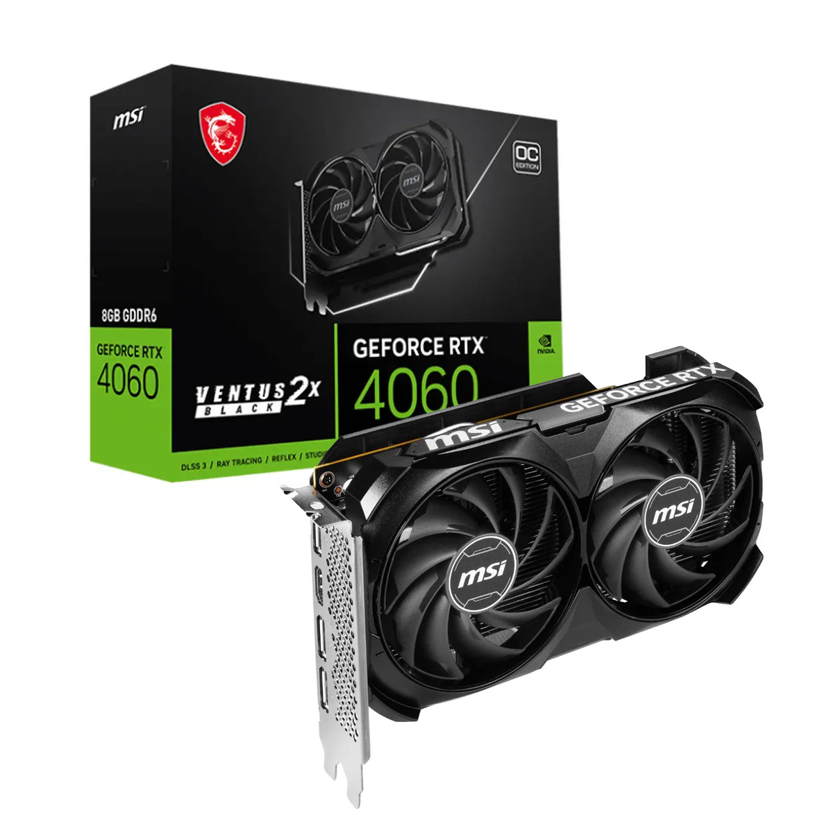 MSI Ventus 8GB Nvidia GeForce RTX 4060 2X