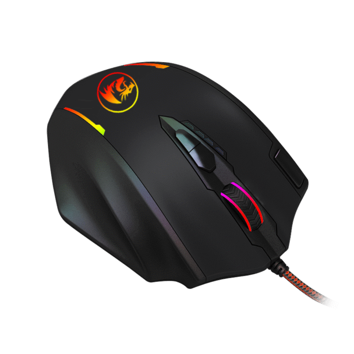 REDRAGON IMPACT 12400DPI MMO Gaming Mouse - Black - Image 4