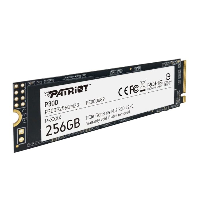 256GB Patriot P300 M.2 PCIe NVMe SSD - Image 2