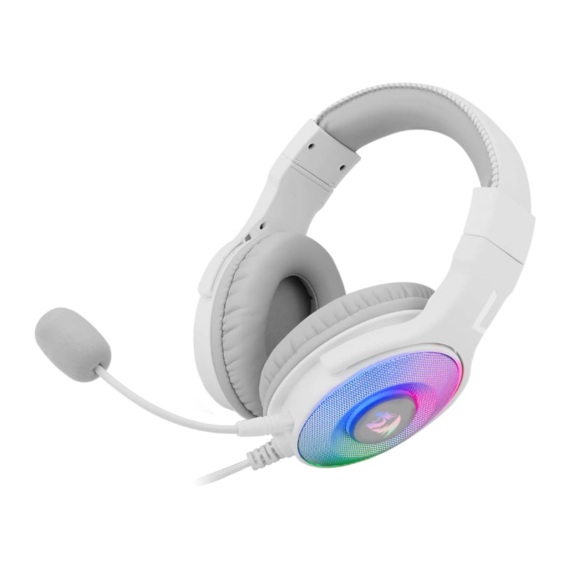 Redragon H350 Pandora 2 USB (Power Only)|Aux (Mic and Headset) RGB Gaming Headset - White - Image 3