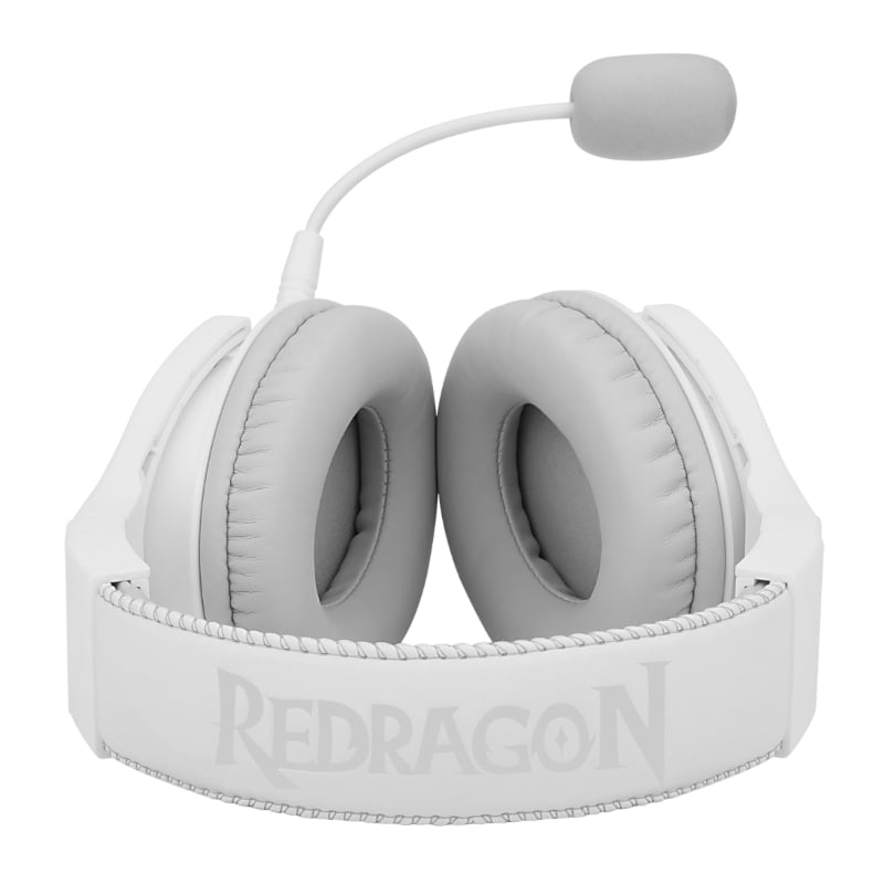 Redragon H350 Pandora 2 USB (Power Only)|Aux (Mic and Headset) RGB Gaming Headset - White - Image 4