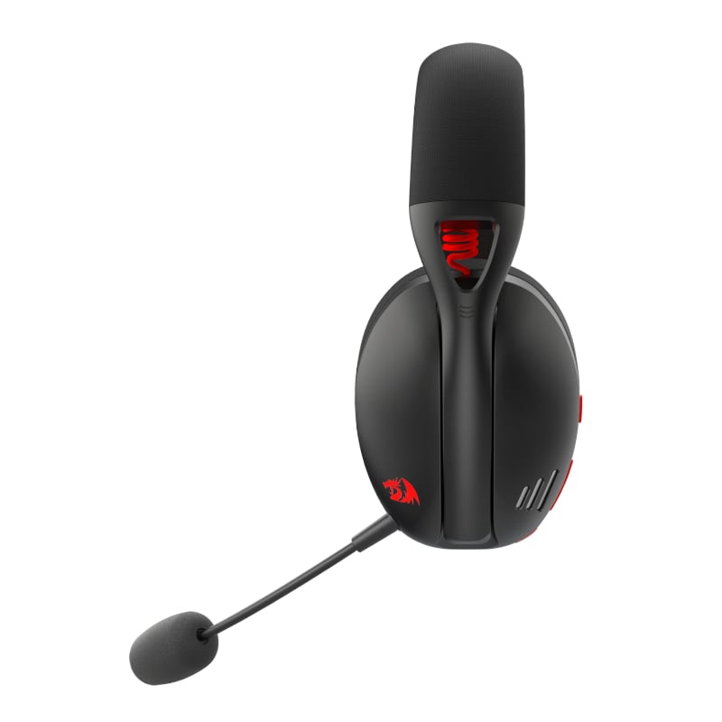 Redragon Over-Ear IRE BT5.2 Wireless Gaming Headset - Black - Image 2