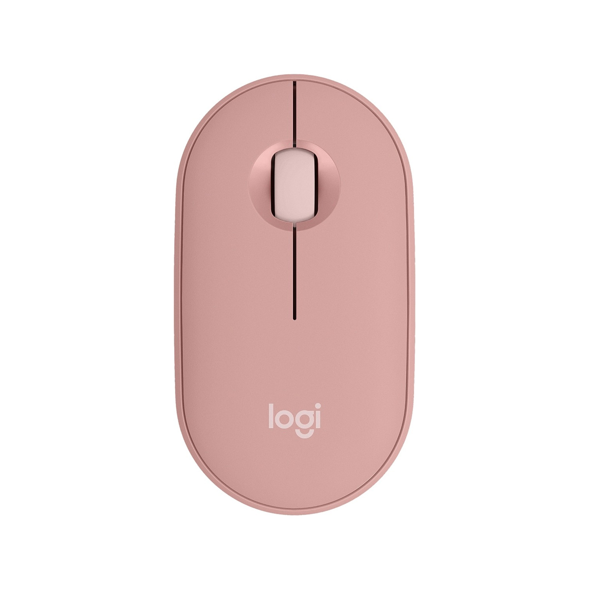 Logitech Pebble Mouse 2 M350S Ambidextrous Wireless Tonal Rose Optical Mouse