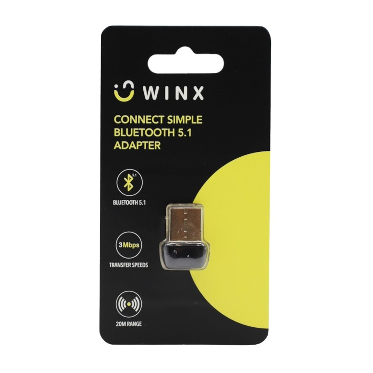 WINX Connect WX-BT101 Simple Bluetooth 5.1 USB Adapter