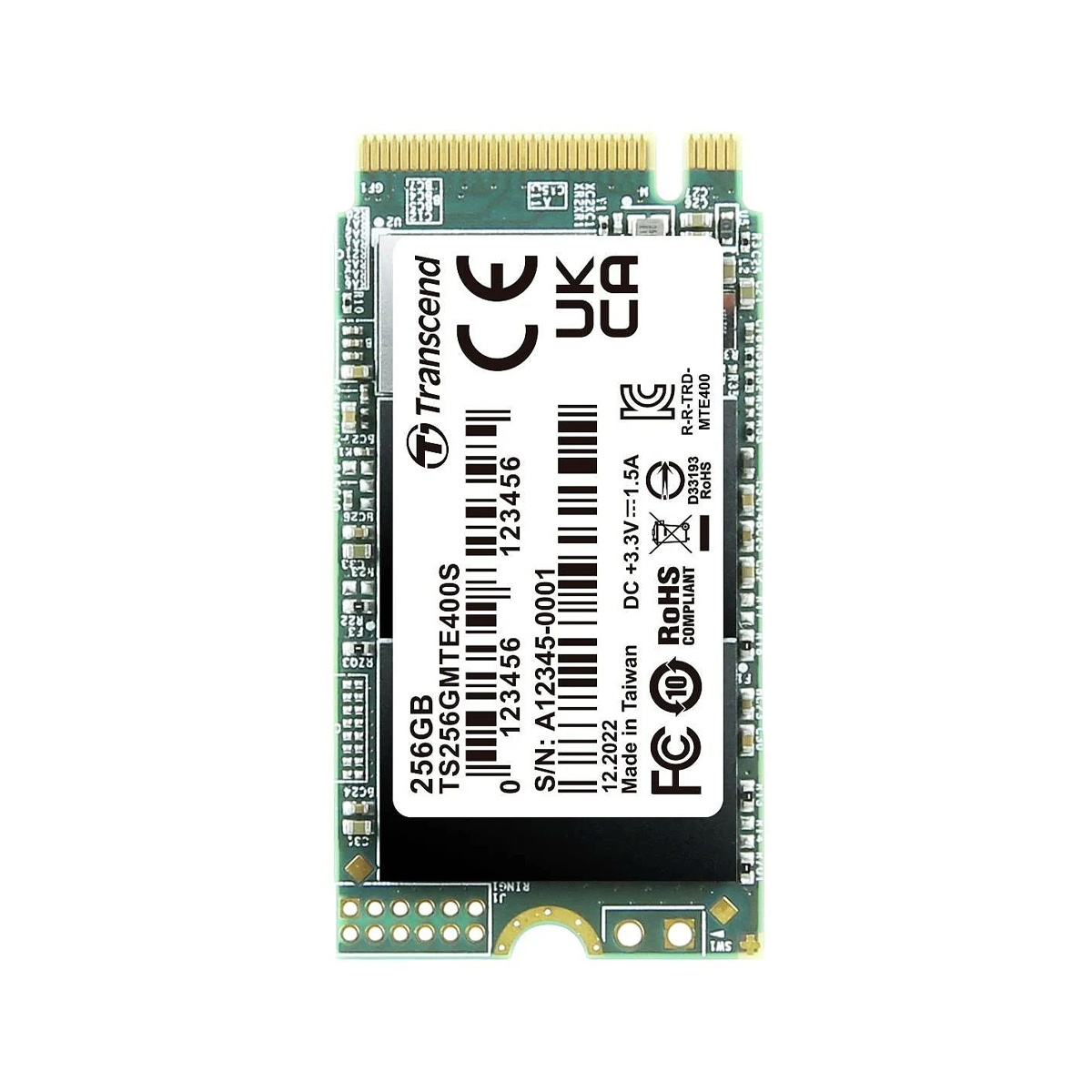 256GB Transcend MTE400S NVMe M.2 - 2242 Solid State Drive