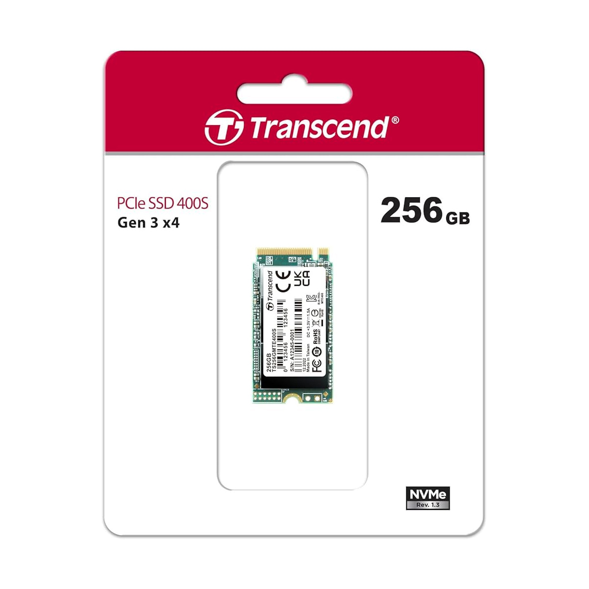 256GB Transcend MTE400S NVMe M.2 - 2242 Solid State Drive - Image 2