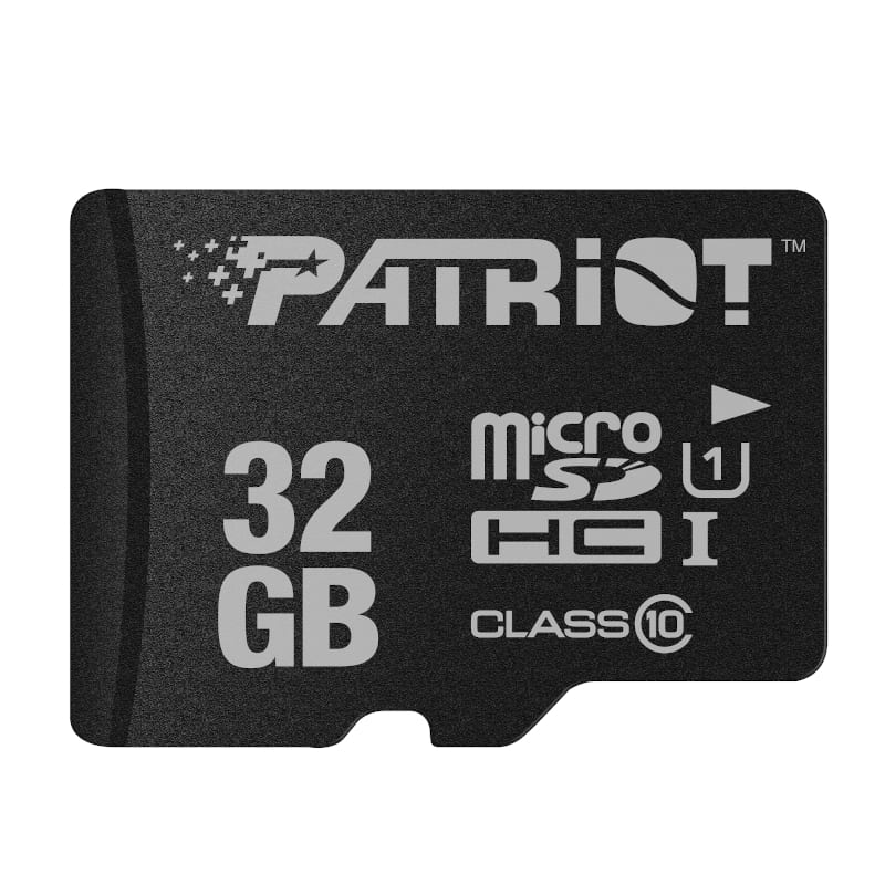 32GB Patriot LX CL10 Micro SDHC Card