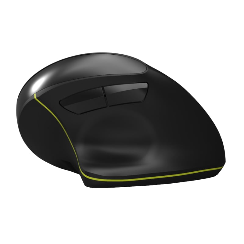 Port Connect Wireless Rechargeable Ergonoc Mouse Bluetooth- Black - Image 5