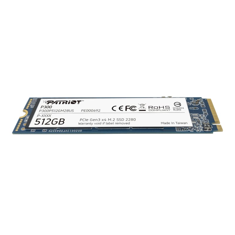 512GB Patriot P300 M.2 PCIe NVMe SSD - Image 2