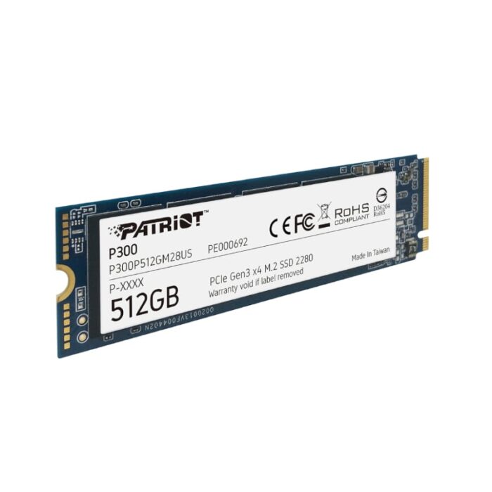 512GB Patriot P300 M.2 PCIe NVMe SSD - Image 3