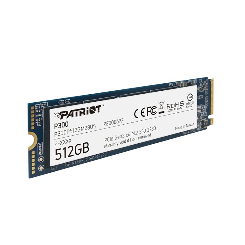 512GB Patriot P300 M.2 PCIe NVMe SSD - Image 3
