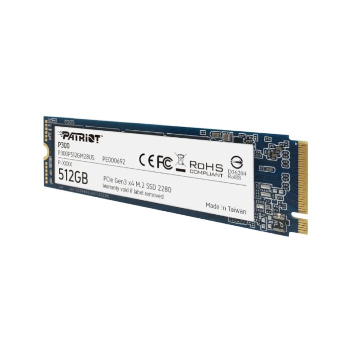 512GB Patriot P300 M.2 PCIe NVMe SSD - Image 4