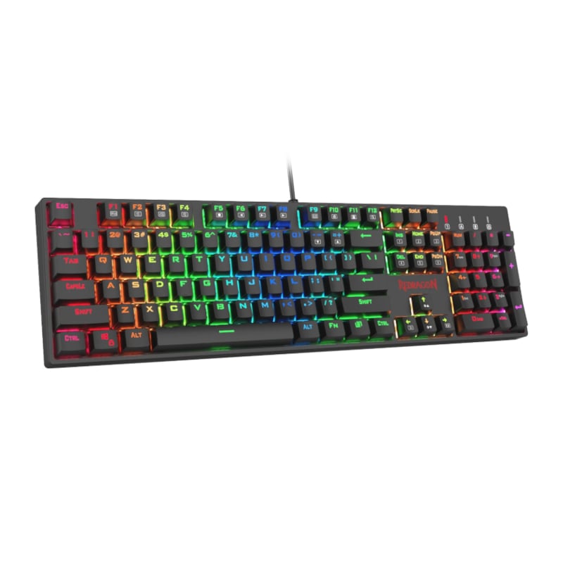 Redragon K582 Surara Mechnical RGB Gaming Keyboard - Black - Image 2