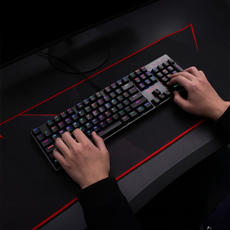 Redragon K582 Surara Mechnical RGB Gaming Keyboard - Black - Image 5