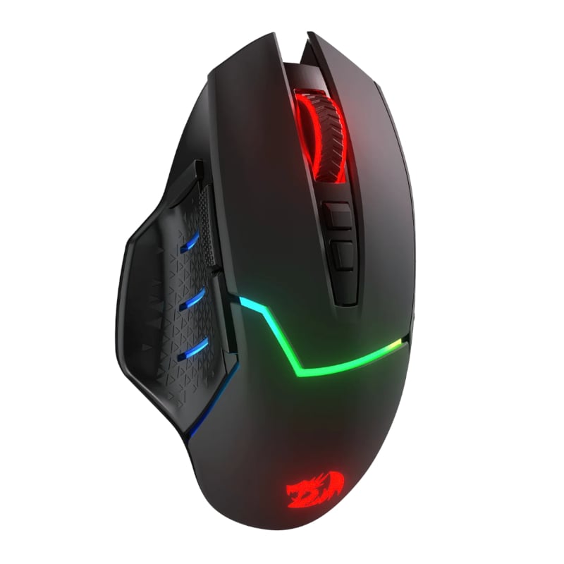 REDRAGON Mirage Pro 8000DPI RGB Wireless Gaming Mouse - Black - Image 4