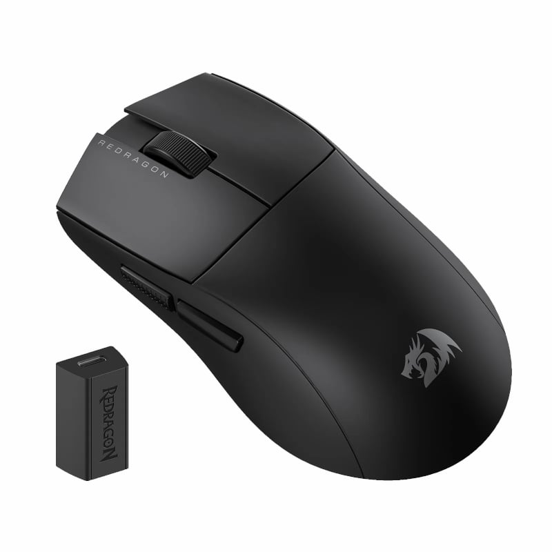 Redragon M916 PRO 4K 3-Mode Wireless Gaming Mouse - Black - Image 2