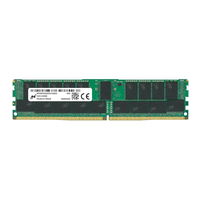 64GB Micron MTA36ASF8G72PZ-3G2R 3200MHz DDR4 RDIMM Memory
