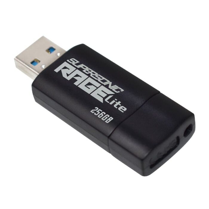 256GB Patriot Rage Lite USB3.2 Flash Drive - Black - Image 4