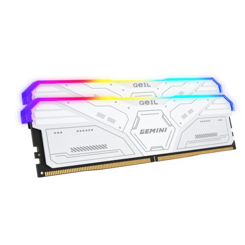 32GB GeiL Gemini RGB KIT(2X16GB) 6000MHz DDR5 Desktop Gaming Memory - White