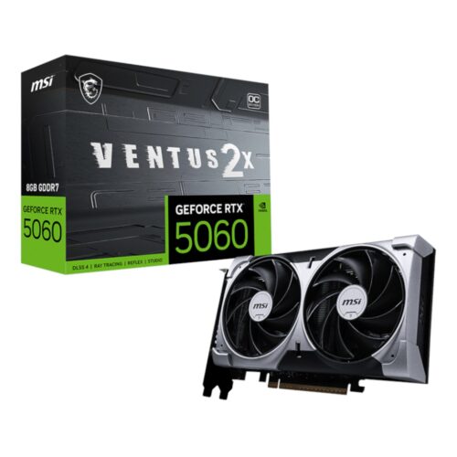 8GB MSI GeForce RTX 5060 VENTUS 2X OC GDDR7 Graphics Card