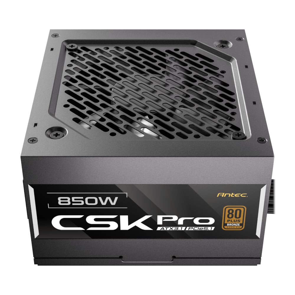 850W Antec CSK Pro PCle5.1 Gen5 80 Plus Bronze Semi-Modular Power Supply - Image 2
