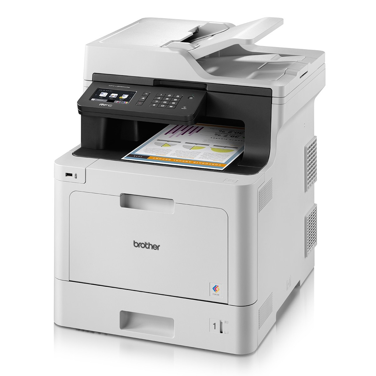Brother MFC L8690CDW A4 Wi-Fi Multifunction Colour Laser Printer - with 3yr Warranty - Image 3