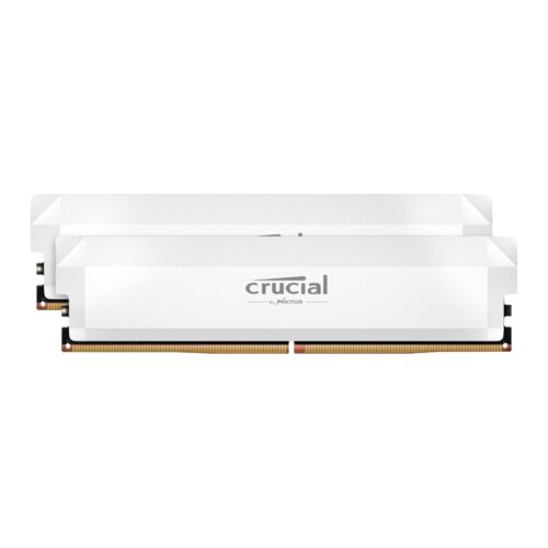 32GB Crucial Pro DDR5 6000MHz Overclocking Memory Kit – White