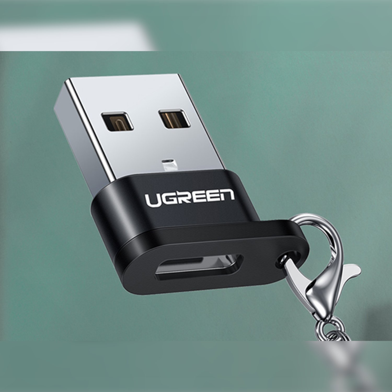 UGREEN USB A Male to USB Type-C Female Adapter (Black) - Image 3