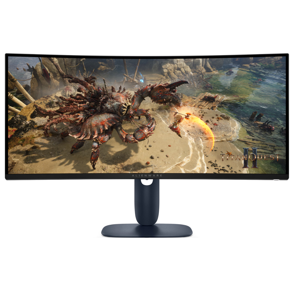 34" Alienware AW3425DWM Wide Quad HD VA Curved Gaming Monitor - Image 5