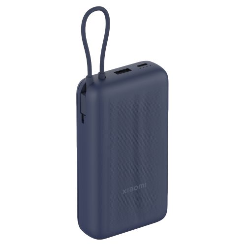 20000mAh Xiaomi 33W Power Bank (Integrated Cable) - Blue