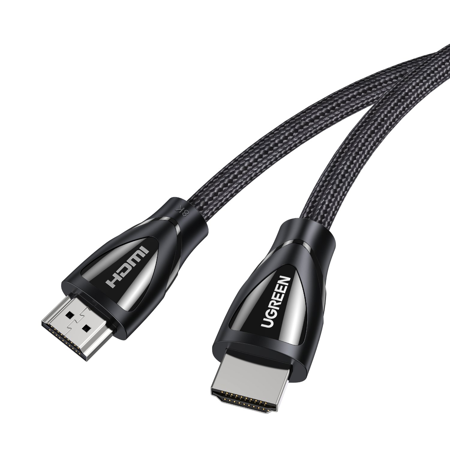 UGreen HDMI 2.1 Male to Male Cable 1M (8K@60Hz | 4K@120Hz) - Black - Image 2