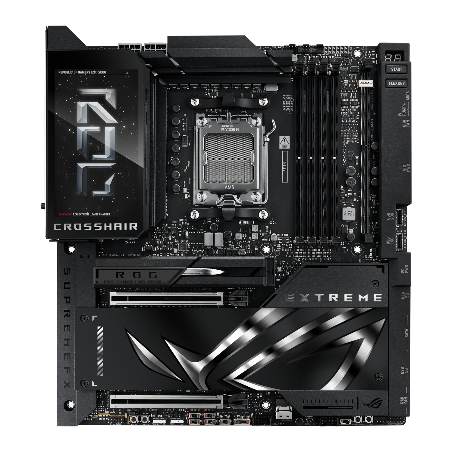 Asus ROG Crosshair X870E EXTREME AM5 E-ATX Gaming Motherboard - Image 2