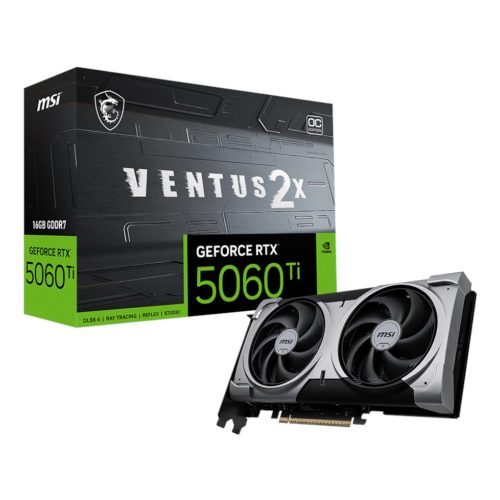 16GB MSI GeForce RTX 5060 Ti VENTUS 2X OC PLUS GDDR7 Graphics Card