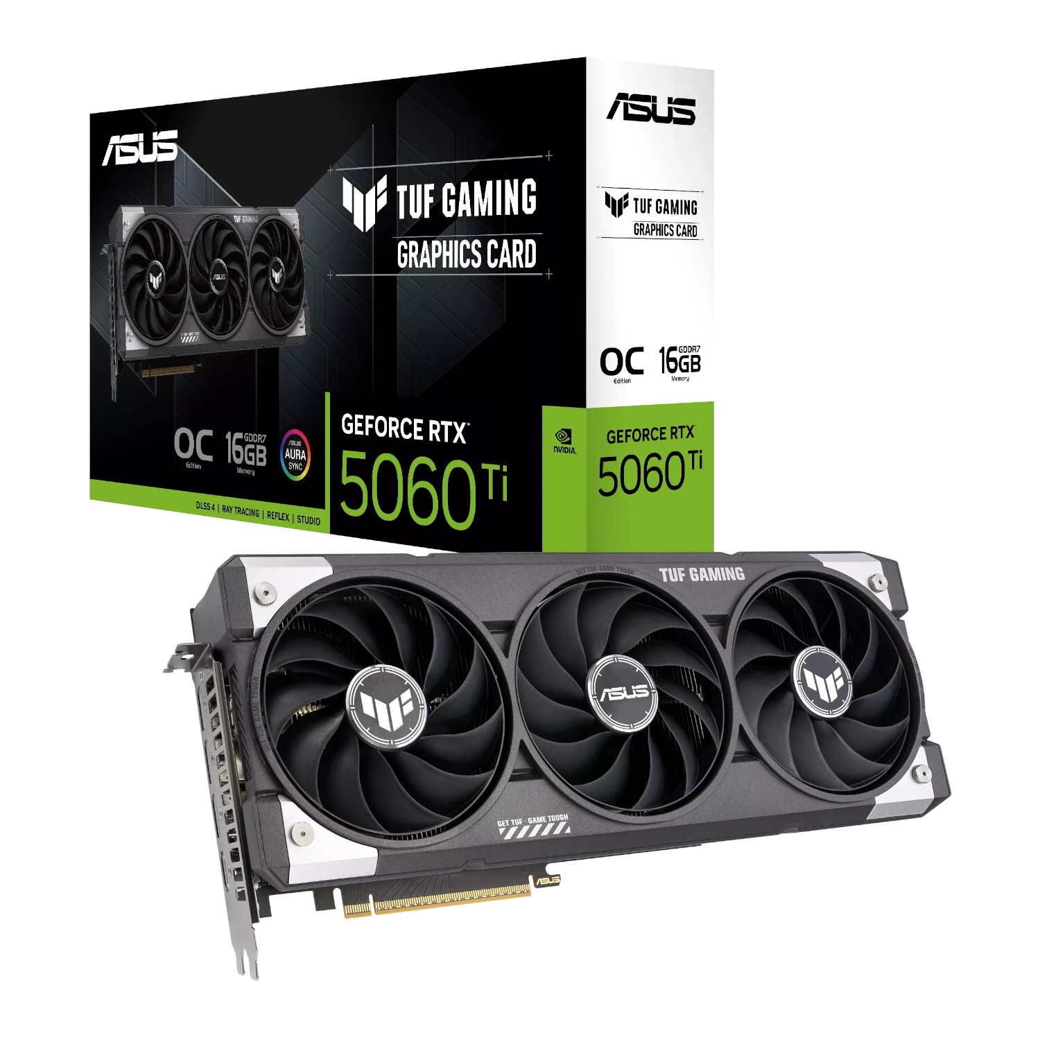 16GB ASUS TUF Gaming GeForce RTX 5060 Ti GDDR7 OC Edition Graphics Card