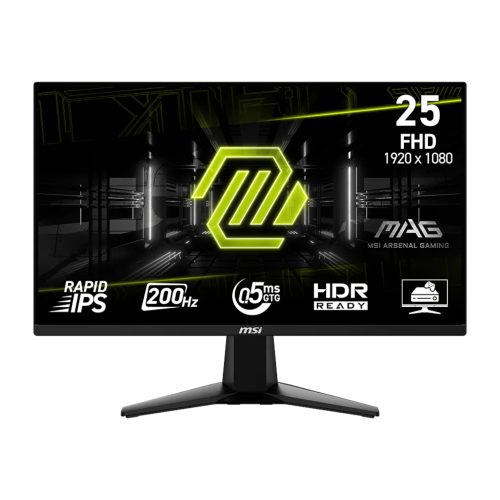 25" MSI MAG 255F E20 FHD 200Hz Rapid IPS Gaming Monitor