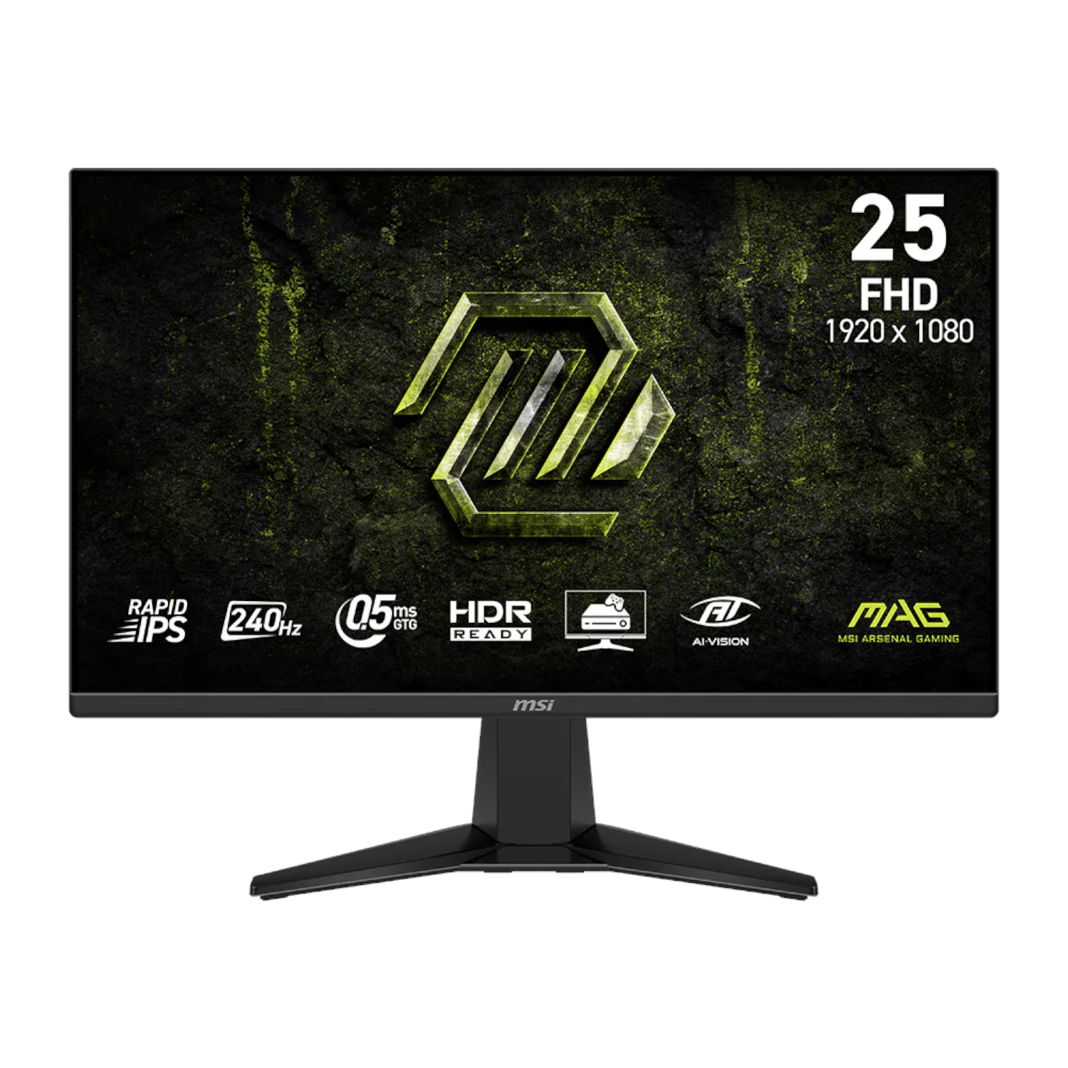 25" MSI MAG 255F X24 FHD 240Hz IPS Gaming Monitor