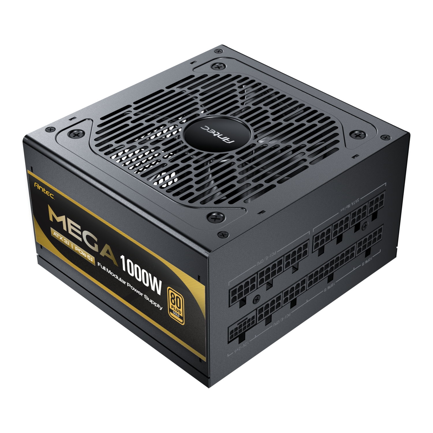 1000W Antec MEGA 80 PLUS Gold ATX3.1 PCIE5.1 Fully Modular Power Supply - Image 2