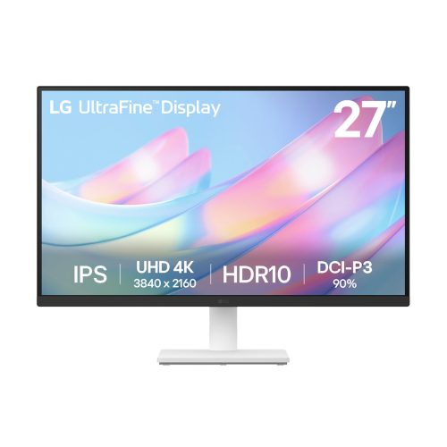27" LG UltraFine 4K UHD IPS Monitor - White