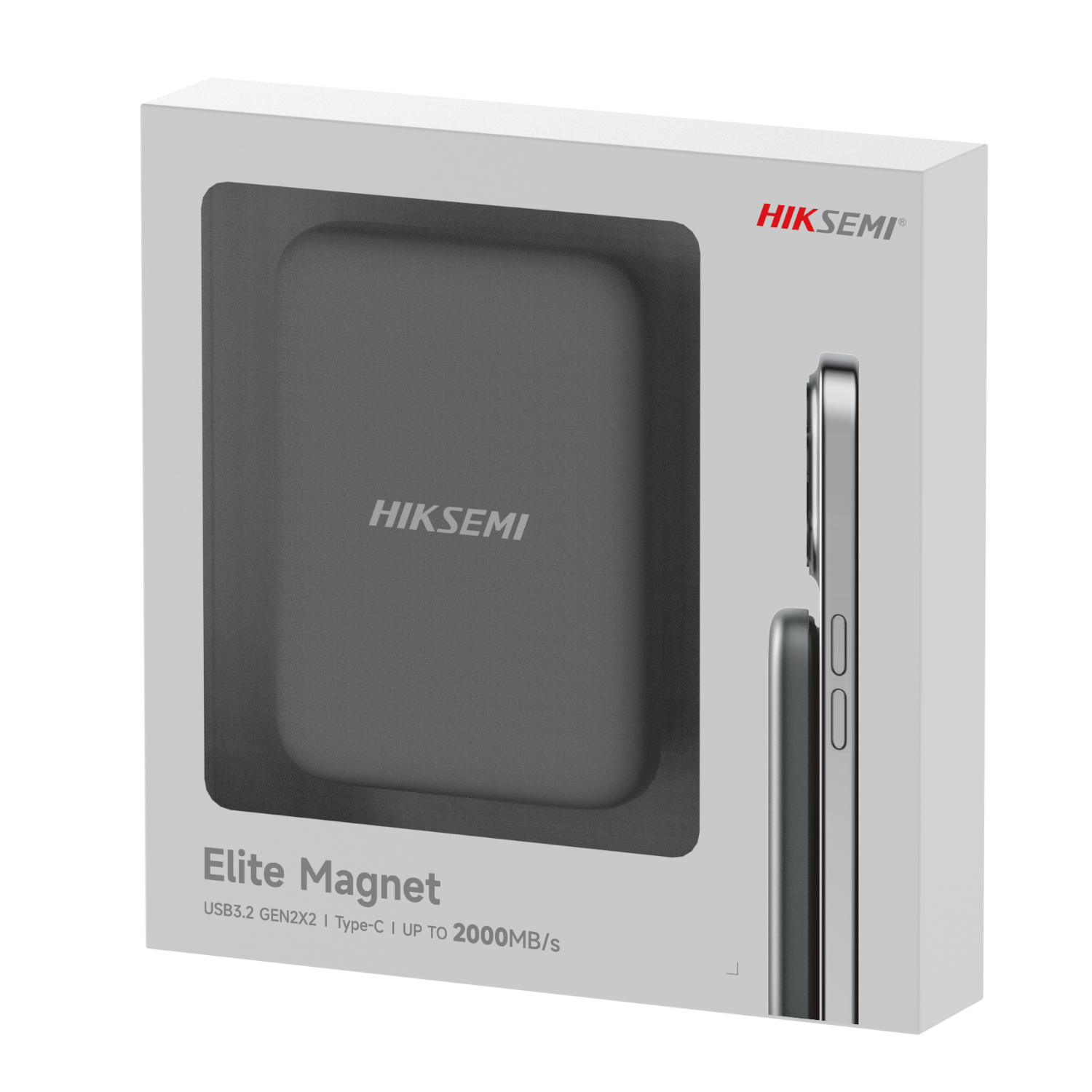 2TB Hiksemi Elite Magnet USB Type-C Portable SSD - Image 5