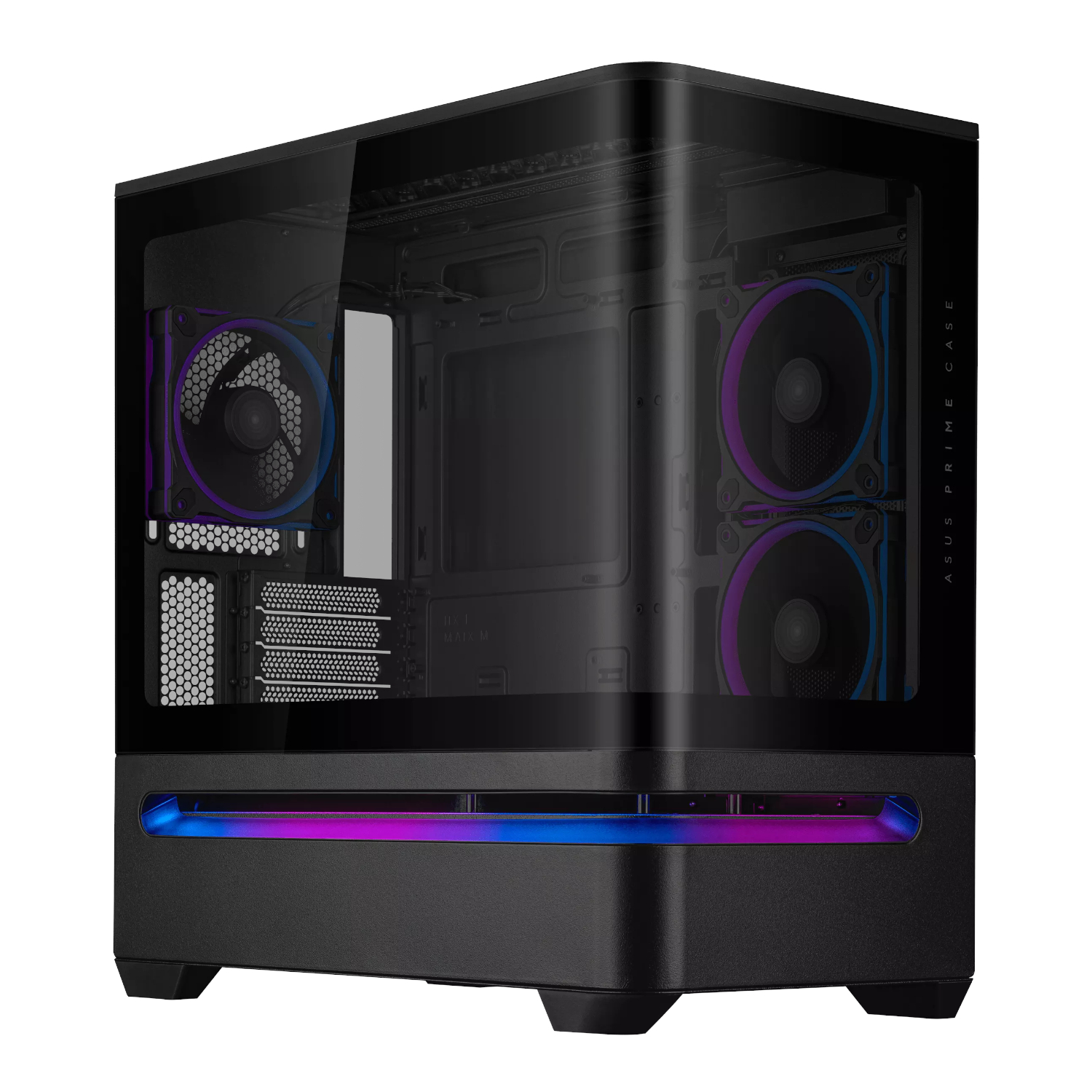 Asus Prime AP202 ARGB Curved Tempered Glass Micro-ATX Chassis - Image 3