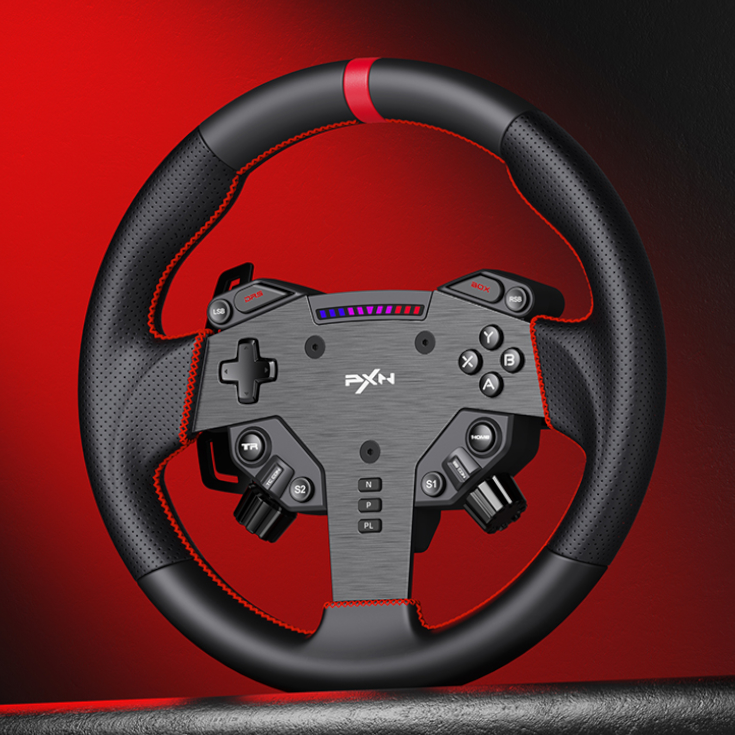 PXN VD4 Direct Drive Sim Racing Wheel - PD-HM Dual Pedal - Z8 Clamp Bundle - Image 3